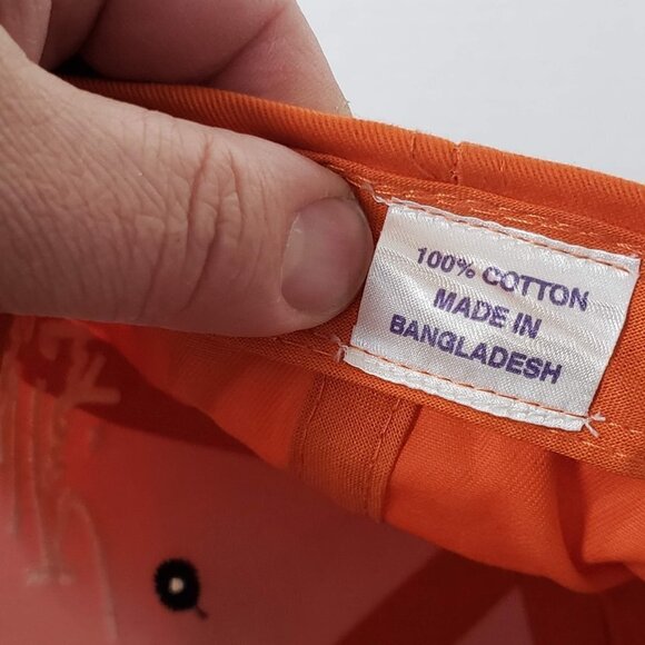 Vintage Ricky Rudd Signed Hat Orange Tide Taurus Adjustable Baseball Cap - Picture 7 of 8